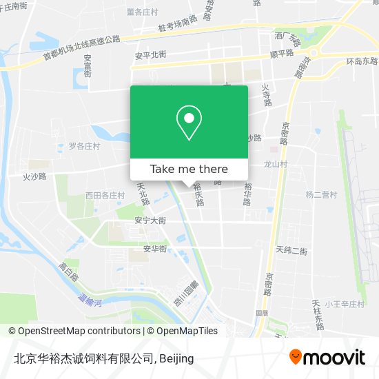 北京华裕杰诚饲料有限公司 map