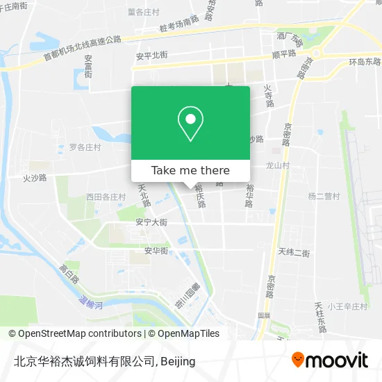 北京华裕杰诚饲料有限公司 map