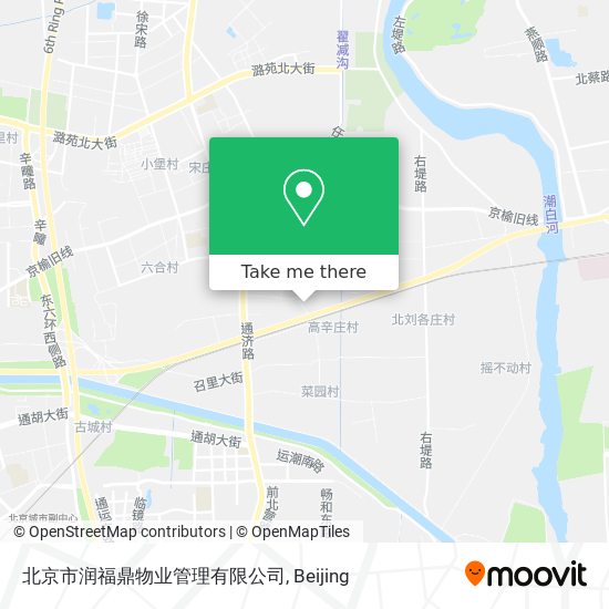 北京市润福鼎物业管理有限公司 map