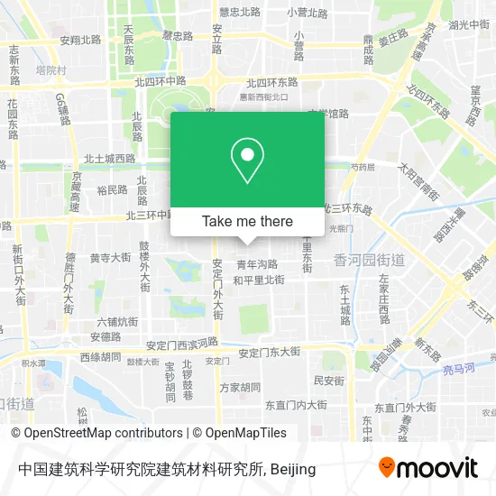 中国建筑科学研究院建筑材料研究所 map