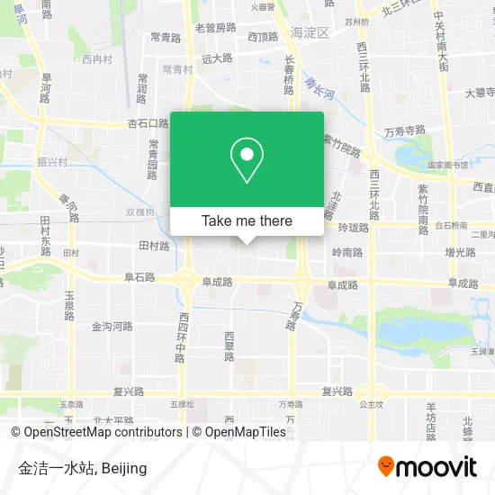 金洁一水站 map
