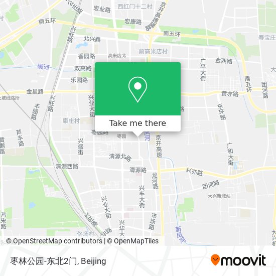 枣林公园-东北2门 map