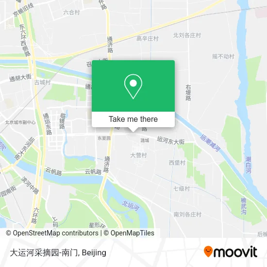 大运河采摘园-南门 map