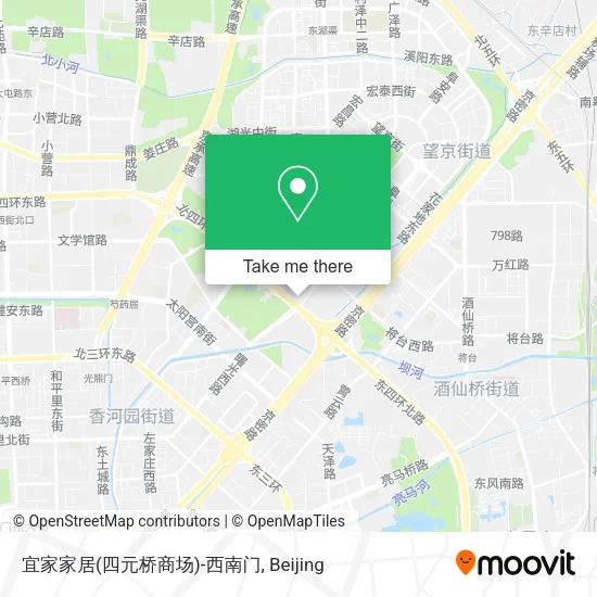 宜家家居(四元桥商场)-西南门 map