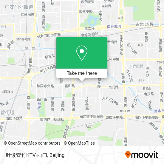 叶傲萱竹KTV-西门 map