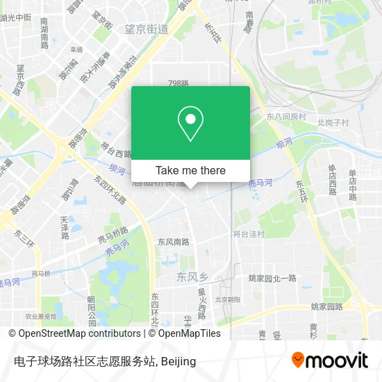 电子球场路社区志愿服务站 map