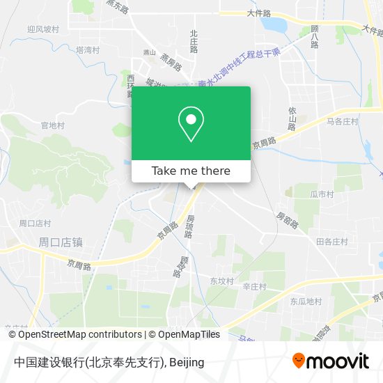 中国建设银行(北京奉先支行) map