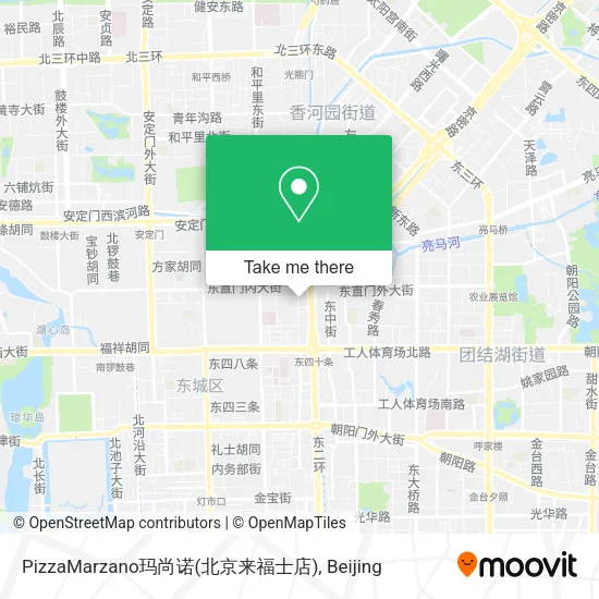 PizzaMarzano玛尚诺(北京来福士店) map