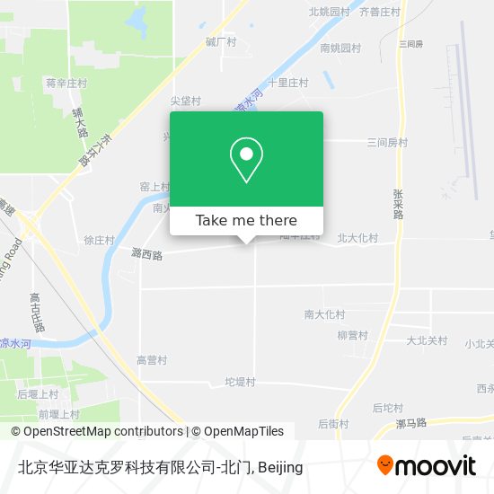 北京华亚达克罗科技有限公司-北门 map