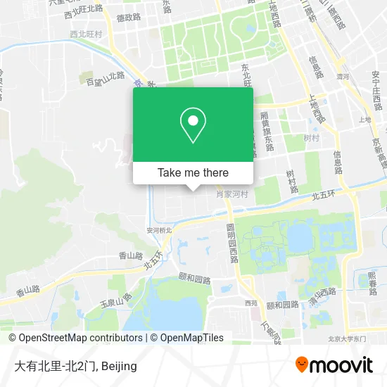 大有北里-北2门 map