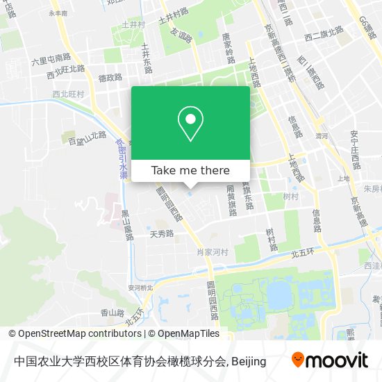 中国农业大学西校区体育协会橄榄球分会 map