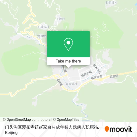 门头沟区潭柘寺镇赵家台村成年智力残疾人职康站 map