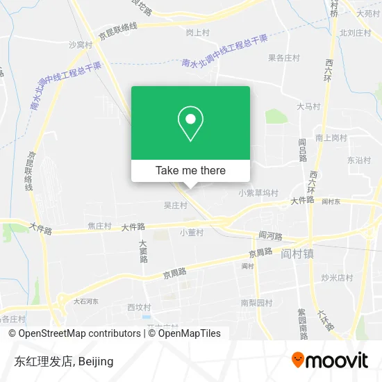东红理发店 map