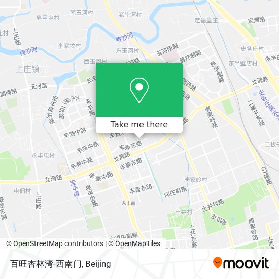 百旺杏林湾-西南门 map
