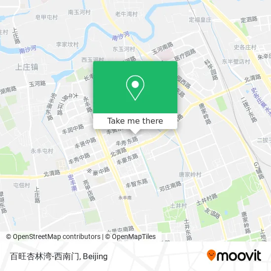百旺杏林湾-西南门 map