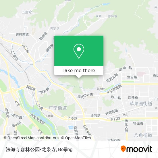 法海寺森林公园-龙泉寺 map