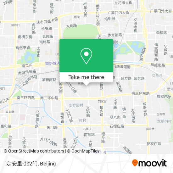 定安里-北2门 map