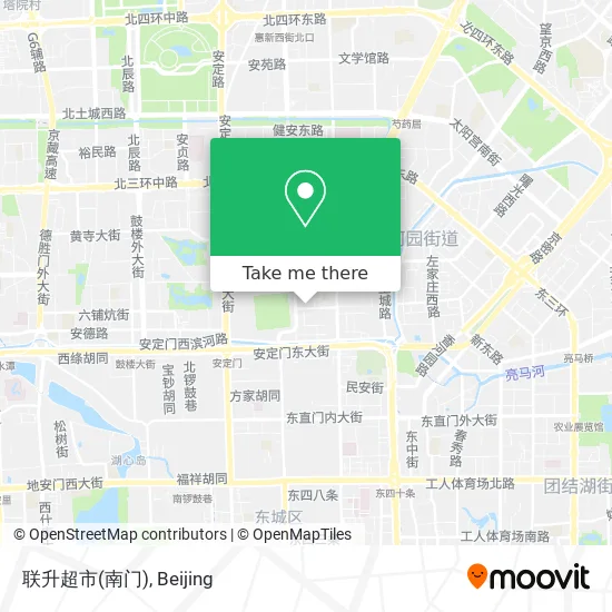 联升超市(南门) map