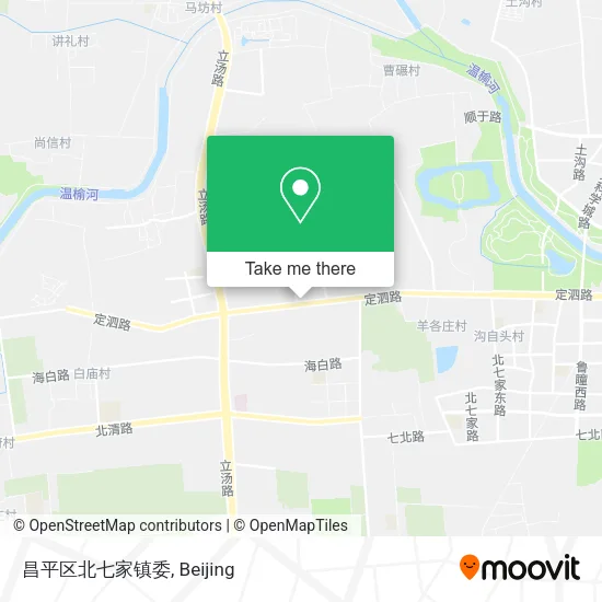 昌平区北七家镇委 map