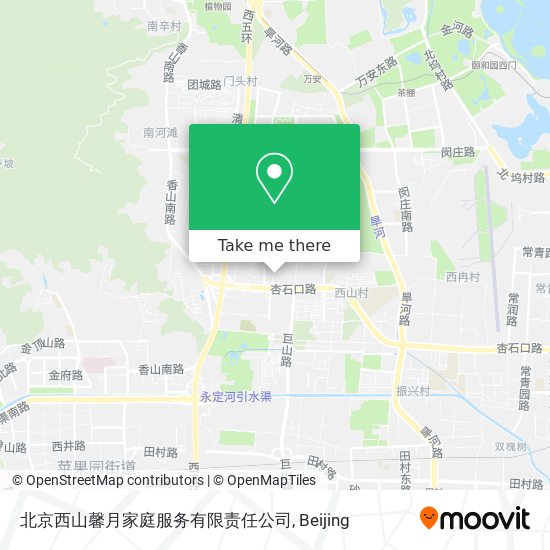 北京西山馨月家庭服务有限责任公司 map