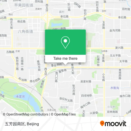 五芳园南区 map