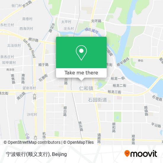 宁波银行(顺义支行) map