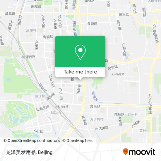 龙泽美发用品 map