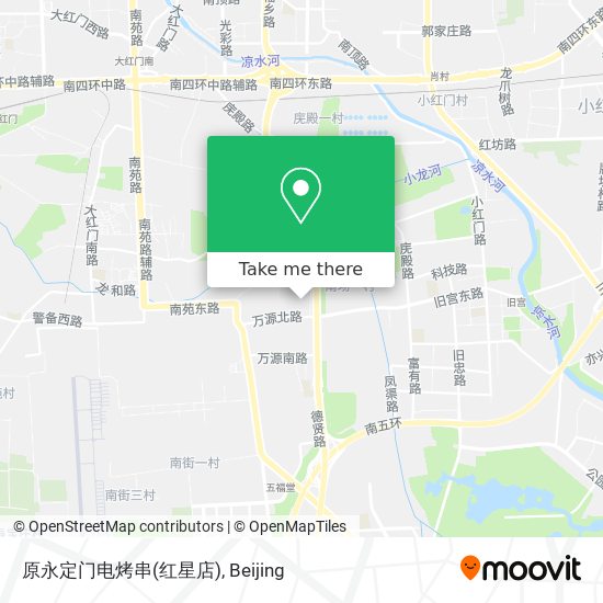 原永定门电烤串(红星店) map