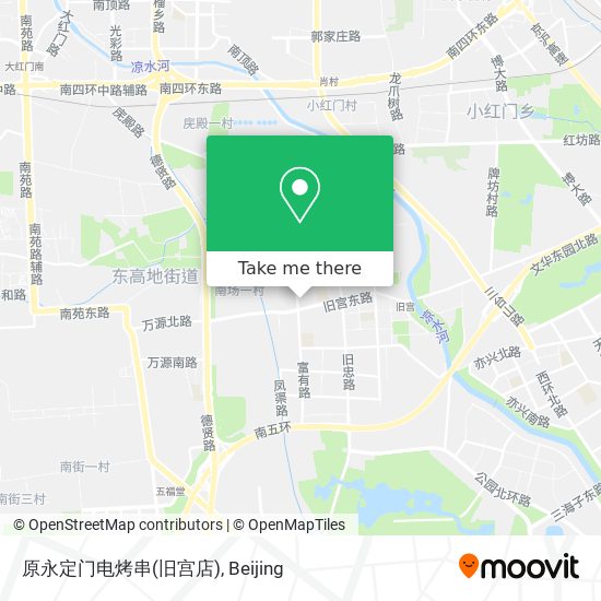 原永定门电烤串(旧宫店) map
