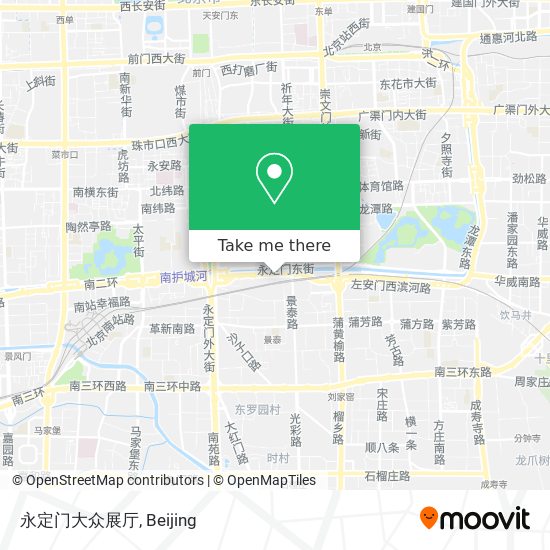 永定门大众展厅 map