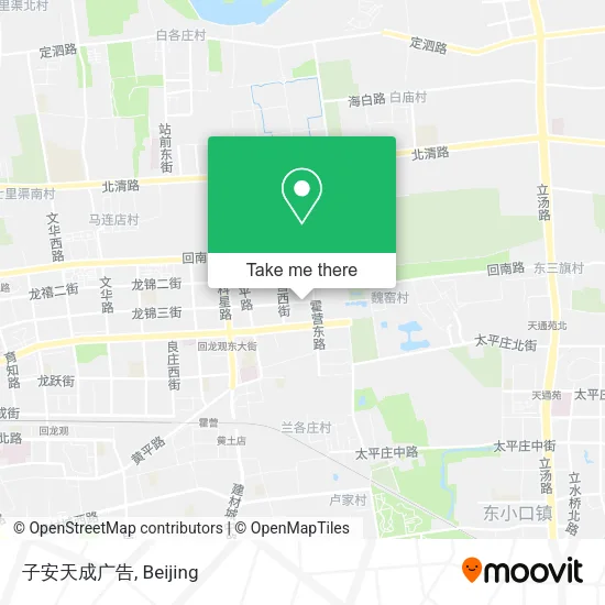 子安天成广告 map