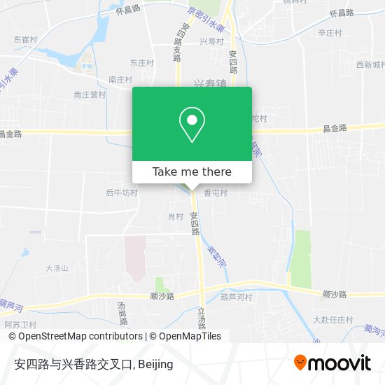 安四路与兴香路交叉口 map