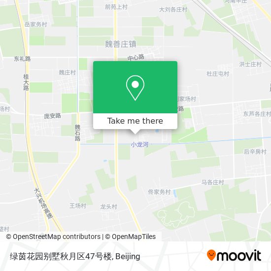 绿茵花园别墅秋月区47号楼 map