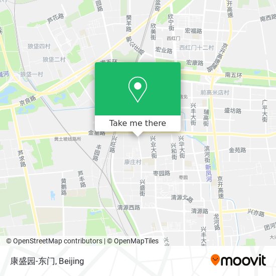 康盛园-东门 map