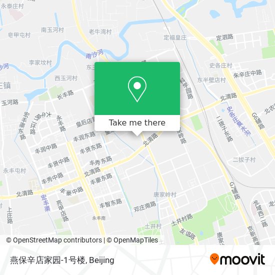 燕保辛店家园-1号楼 map