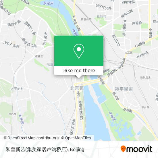 和皇新艺(集美家居卢沟桥店) map