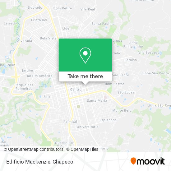 Edifício Mackenzie map