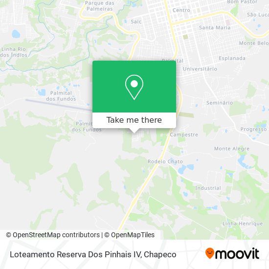 Loteamento Reserva Dos Pinhais IV map