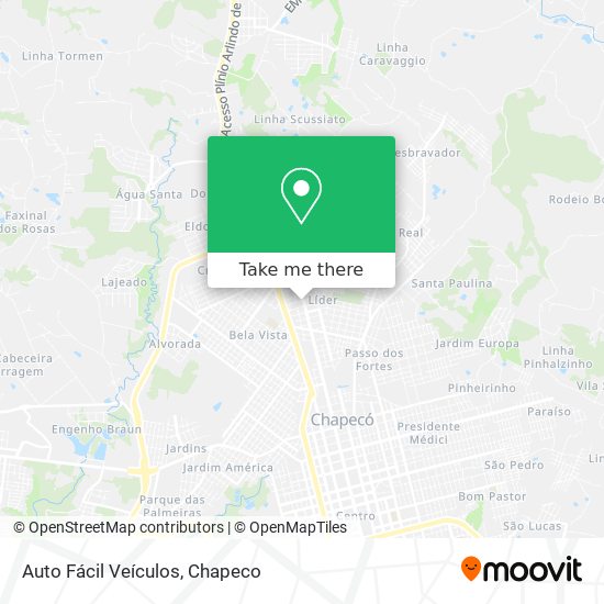 Auto Fácil Veículos map