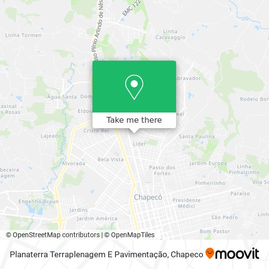Planaterra Terraplenagem E Pavimentação map