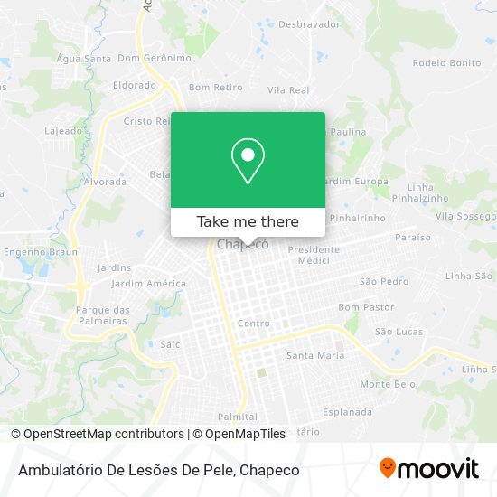 Ambulatório De Lesões De Pele map