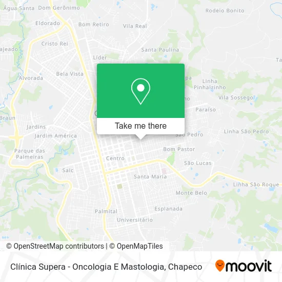 Clínica Supera - Oncologia E Mastologia map