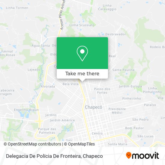 Delegacia De Polícia De Fronteira map