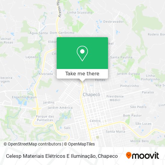 Celesp Materiais Elétricos E Iluminação map