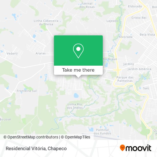 Residencial Vitória map