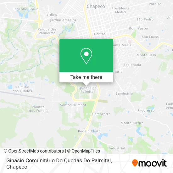 Ginásio Comunitário Do Quedas Do Palmital map