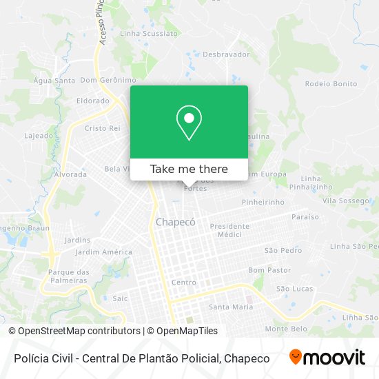 Polícia Civil - Central De Plantão Policial map