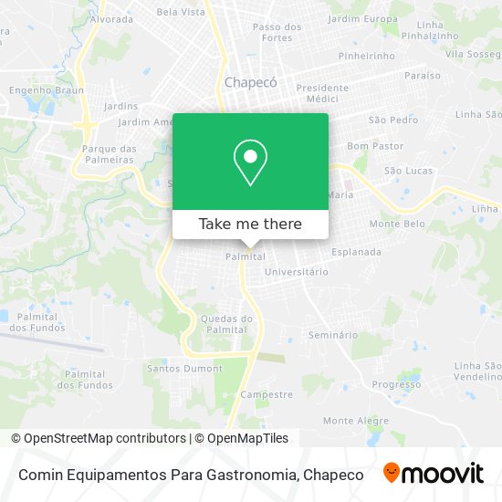 Comin Equipamentos Para Gastronomia map