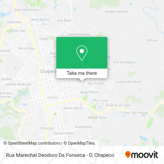 Rua Marechal Deodoro Da Fonseca - D map