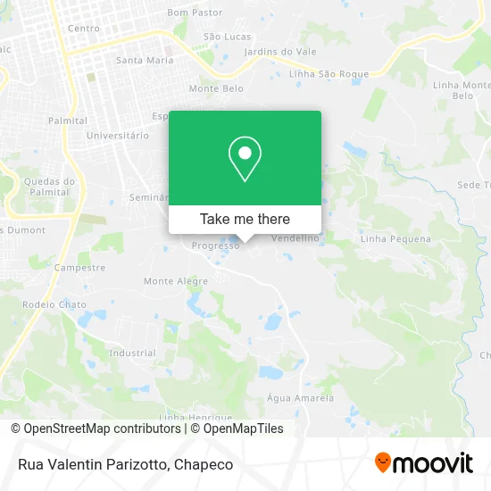 Rua Valentin Parizotto map